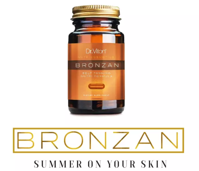 Bronzan Dr Viton 100% Natural and Organic - sunless tanning 30 capsules