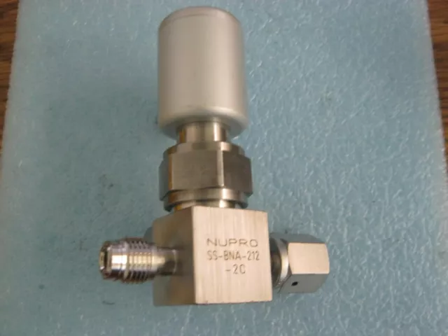 Nupro / Swagelok Modèle: Ss-bna-212-2c. Ss High-Purity Soufflet Scellé Valve. <