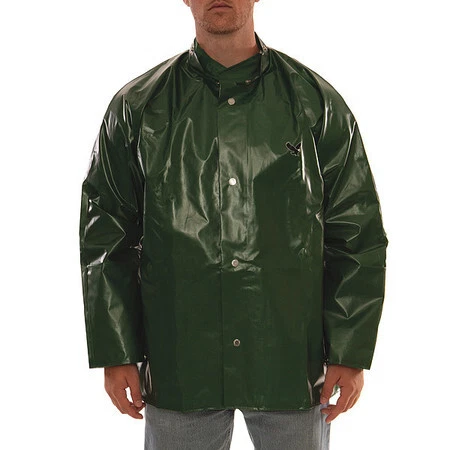 Tingley J22258 Rain Jacket,3Xl,Grn,Unisex,0.25Mm Thick