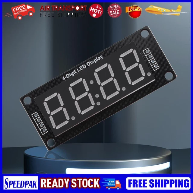 TM1637 LED DISPLAY Module 7 Segment Glow Tube Clock 0.56 Inch (Red) $12 ...