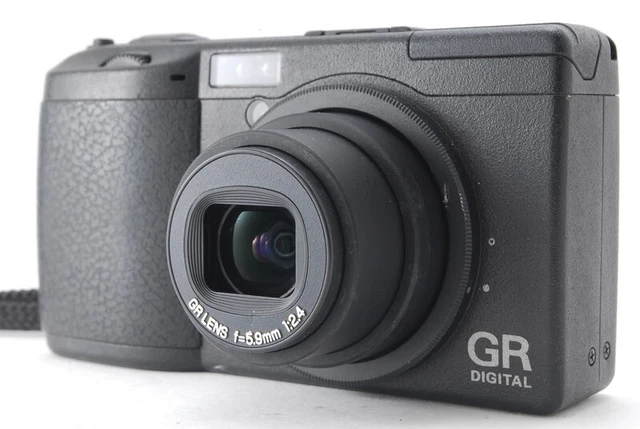 【NEAR MINT w/Box】 Ricoh GR Digital 8.1MP Black Compact Digital Camera From JAPAN 2