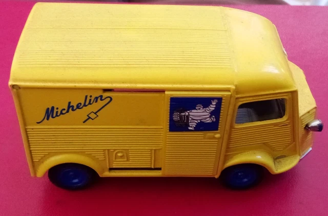 Citroën Type H Eligor 1/43 MICHELIN 1950 - Jaune - Occasion Très Bon État