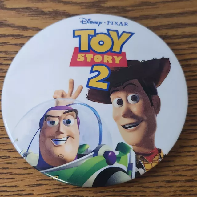 Toy Story 2 Disney Pixar Pin - Woody and Buzz Lightyear, 3 Inches