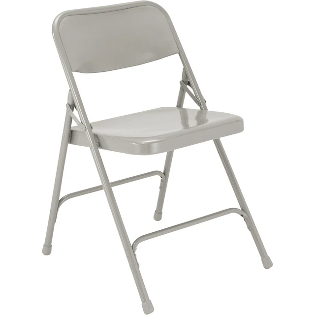 National Public Seating Folding Chair - 52-Pack, Gray, Model# 202/52
