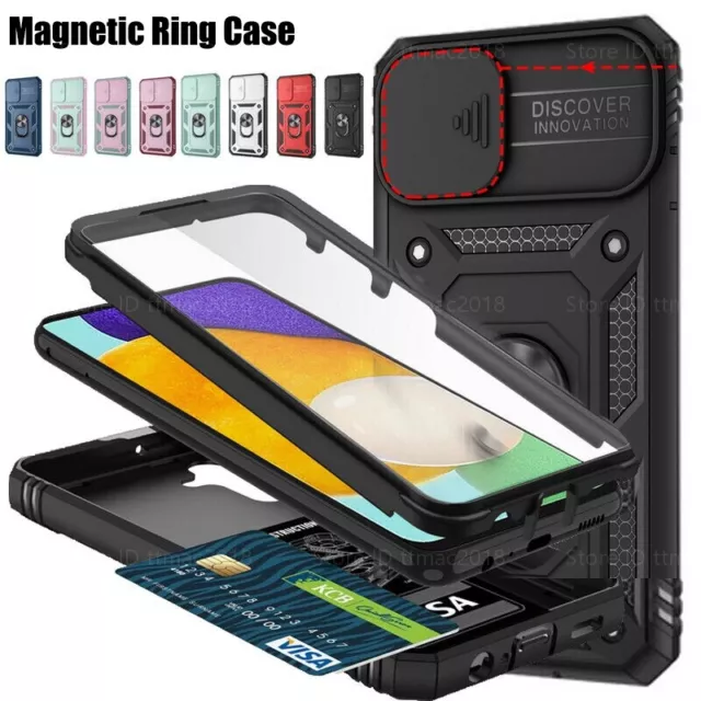 iPhone 14 13 12 11 Pro Max Outdoor Hülle Handy Schutzhülle Case Mit Ring Magnet