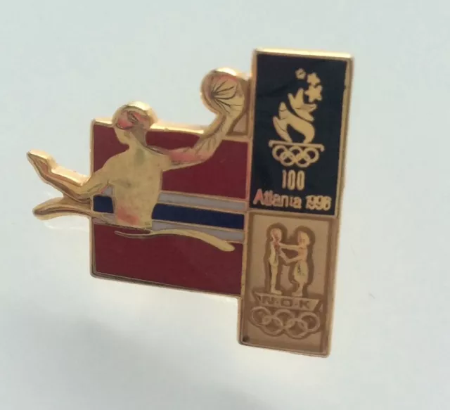 Atlanta Olympic Games 1996 NOC Sport Pin: Norway Water Polo