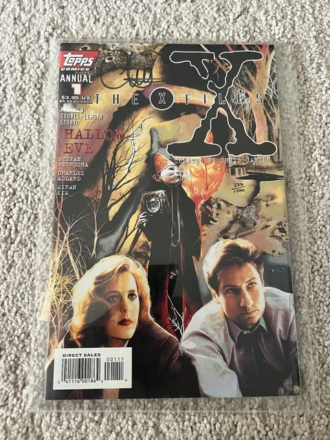 Topps Comics X-Files 1995 Annual Comic Book #1 Signed By Charles Adlard