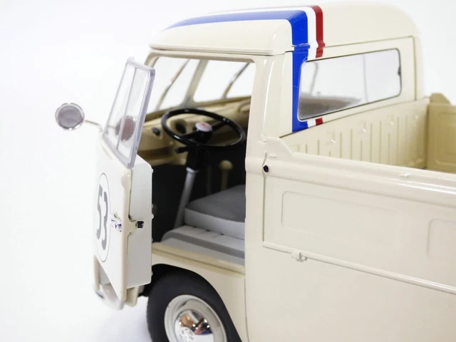 VOLKSWAGEN COMBI T1 pick up Racer n°53 1/18 Choupette Herbie VW EUR 49 ...