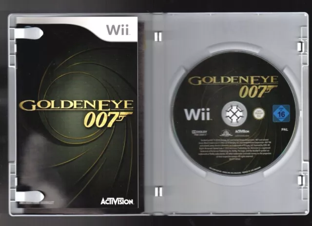 GoldenEye 007 (Nintendo Wii) Complete Manual Nice Con. Tested