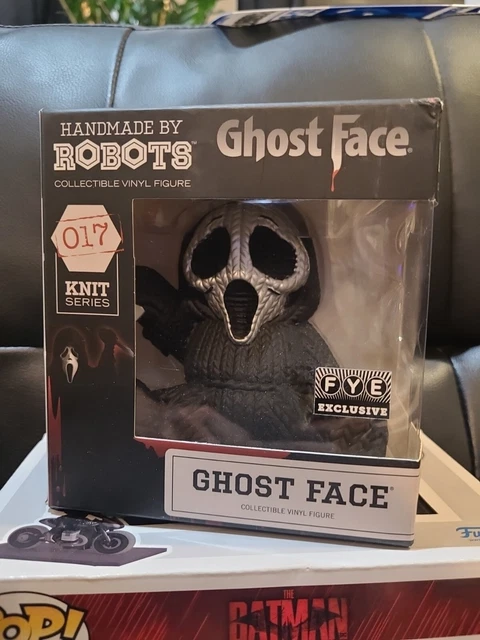 Ghost Face Scream 017 Handmade By Robots Silver Metallic Figure Exclusive FYE