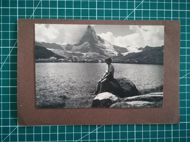 DD112 lot 2 PHOTOS TBE circa 1950 17x10 cm child family in the mountains