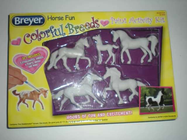 Breyer Horse Fun Colorful Breeds Paint Kit #994138 Model Figure Figurine 2013
