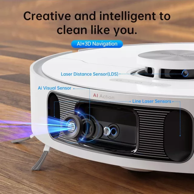 Dreame L10s Ultra Robot Vacuum Auto-Empty Mop Self-Cleaning Mop Lifting 5,300Pa 3