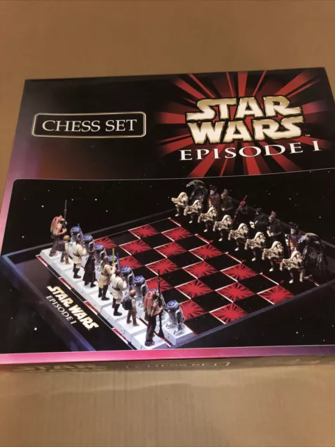 Star Wars Episode 1 One Chess Set. Fully Complete Open To Offers