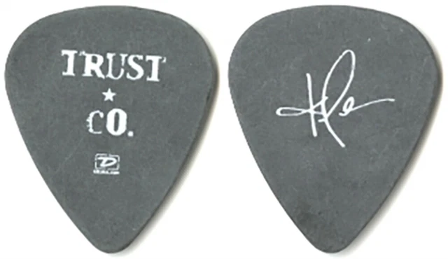 Trust Company Kevin Palmer 2003 True Parallels tour signature stage Guitar Pick