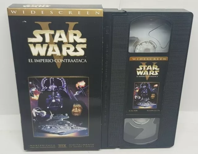 PELICULA VHS PACK TRILOGIA CLASICA STAR WARS EPISODIOS 4+5+6 + EPISODIOS 1 y 2 3