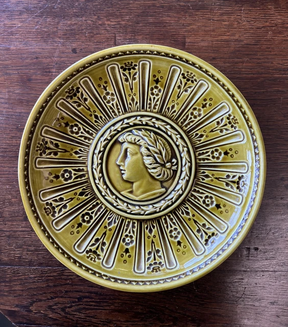 Majolica Tazza by Maw & Co, Walter Crane design, c. 1870