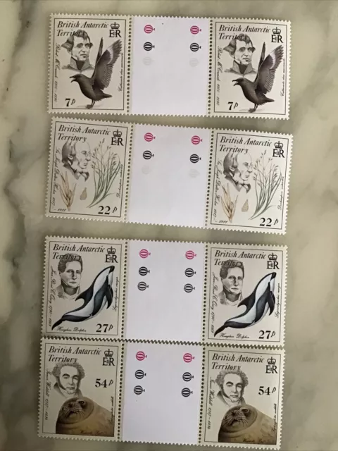 Briefmarken Britisch Antarktis Mi Nr 128-131 Postfrisch