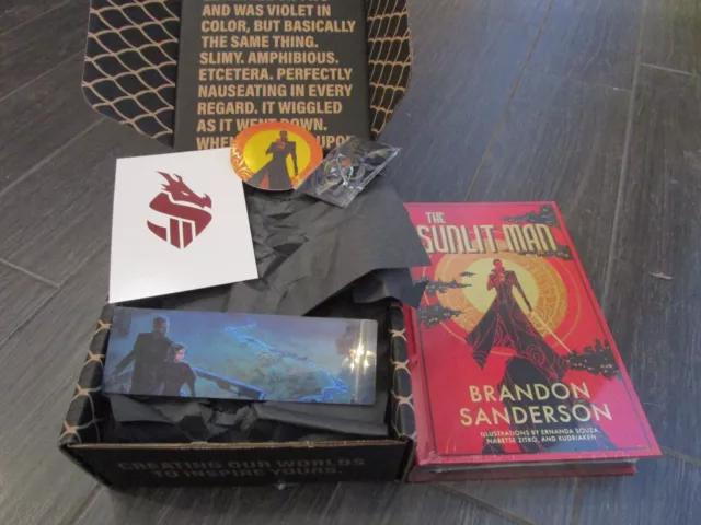 Brandon Sanderson Kickstarter HC Frugal Wizard's Handbook Swag Secret  Project #2