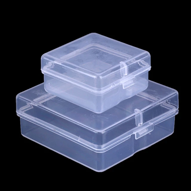 5 pz mini scatola custodia trasparente custodia per gioielli contenitore imballaggio bo ❤XH