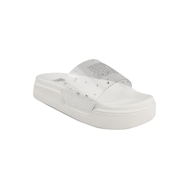 Juicy By Juicy Couture Womens Slide Sandals - Clear 10 Medium
