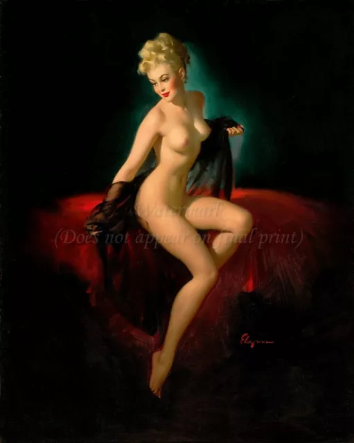 GIL ELVGREN Pin-Up Poster or Rolled Canvas Print "Vision of Beauty" #23