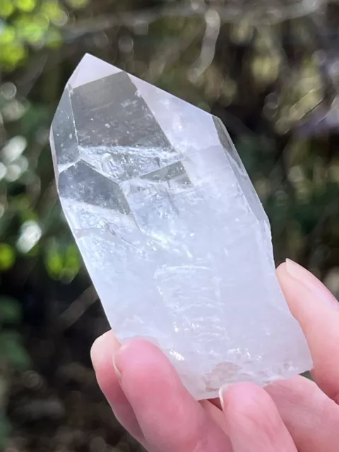 Large Lemurian Seed Clear Quartz Crystal AAA+ Grade 140g Key 39