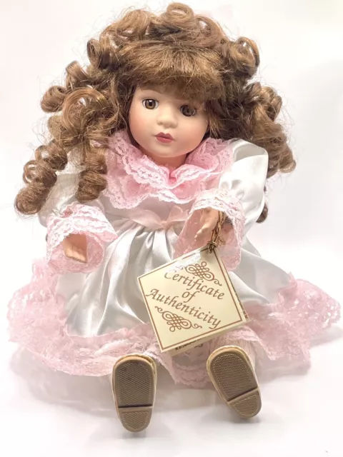 Collectors Choice Soft Expressions Wind Up Animated Musical Porcelain Doll