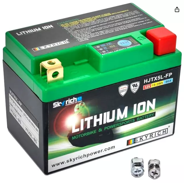 Batterie Lithium-Ionen  HJTX5L-FP für Quad Motorrad Roller