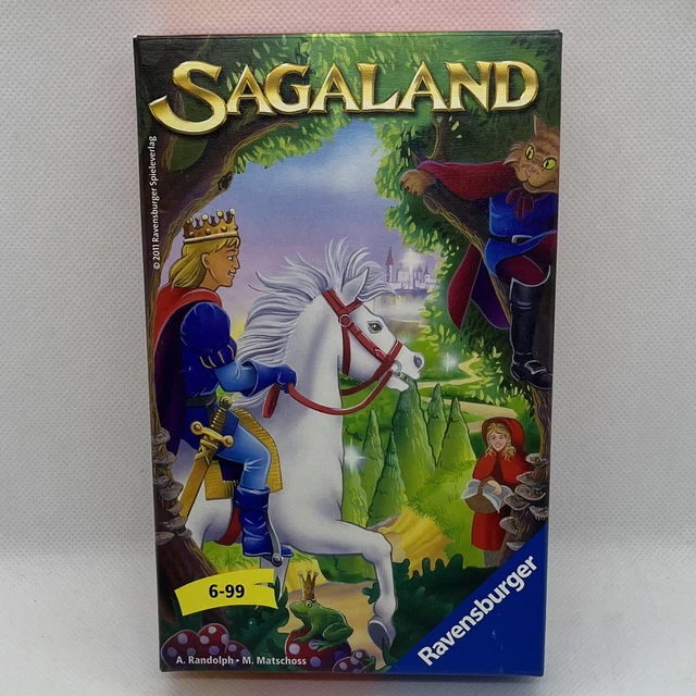 Sagaland kleine Edition Ravensburger Familienspiel Brettspiel Ritter - GUT