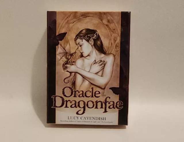 Oracle of the Dragonfae Tarot Card Deck & Book Lucy Cavendish 2017 Near Mint