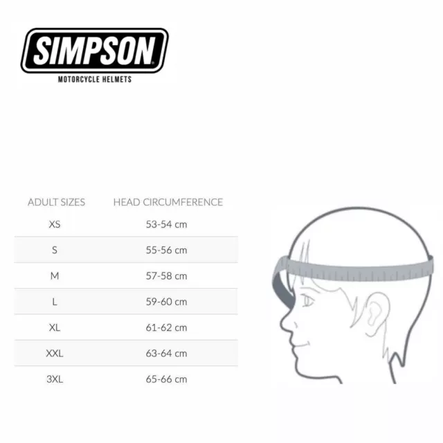 Simpson Venom Motorcycle Helmet gloss black 2