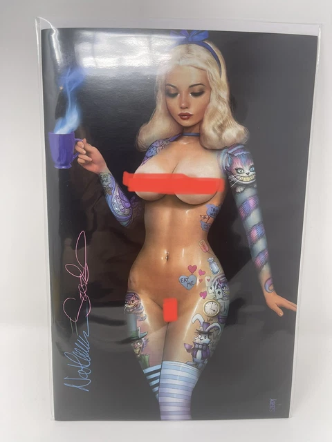 Zirty Girlz 3 Alice Signed Nathan Szerdy Ultra Risqué Variant C W/ COA NM+