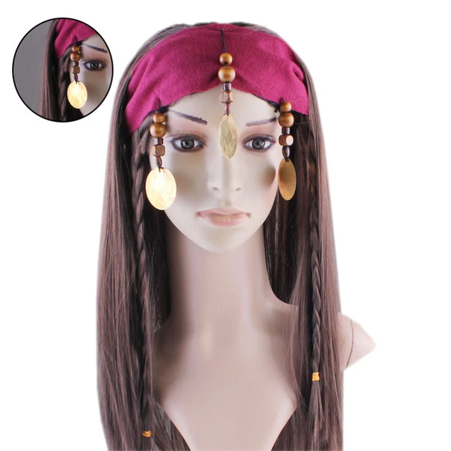 Perruque De Pirate Cosplay Perruque Accessoires Pour Cheveux