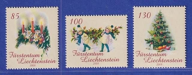 Liechtenstein 2008 Weihnachskarten von 1920 Mi.-Nr. 1502-04 **