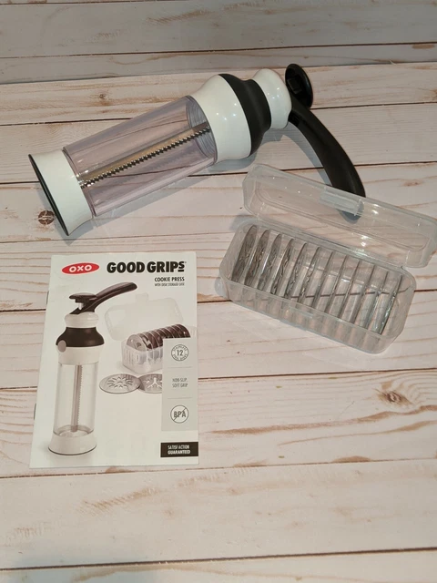 Prensa de galletas Oxo Good Grips con discos en estuche