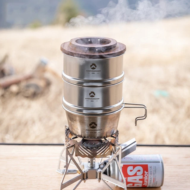 Ensemble De 2 Assiettes/Bols En Acier Inoxydable Pour Camping - Empilables, Robustes, Idéal Pique-nique