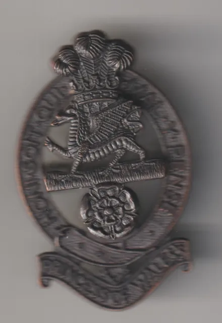 BRITISH ARMY PRINCESS of Wales's Royal Regiment Officers Cap Badge ...