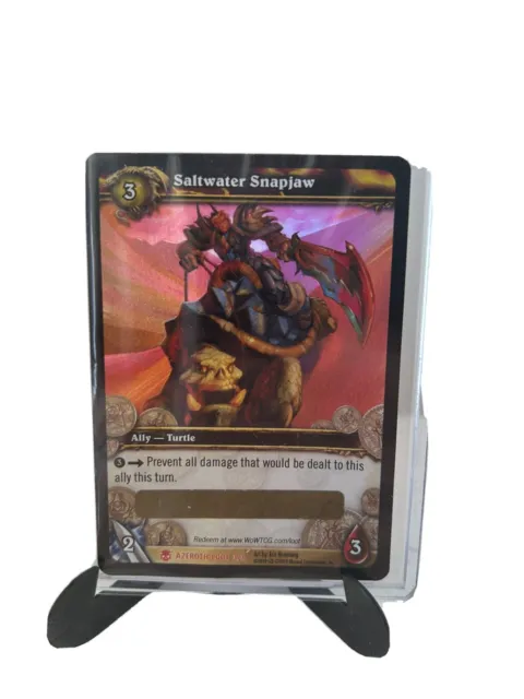 Saltwater Snapjaw World of Warcraft TCG Unscratched Loot Card