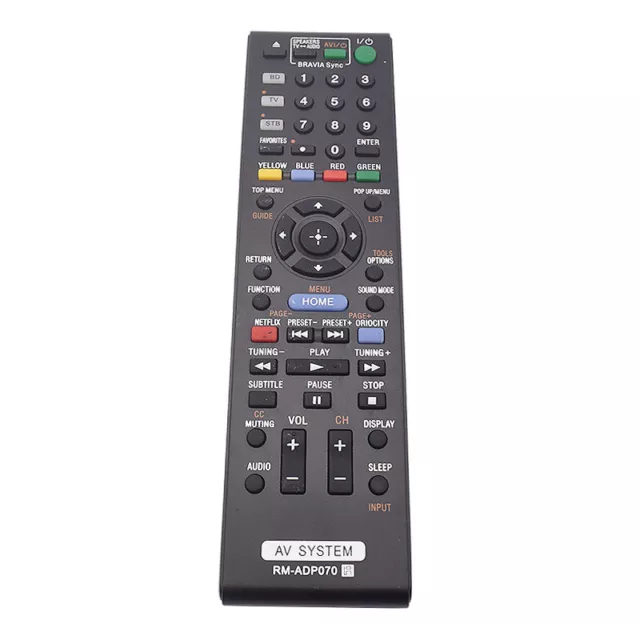 Remote Control for Sony AV System HBD-E580 HBD-T79 BDV-E470 HBDE280