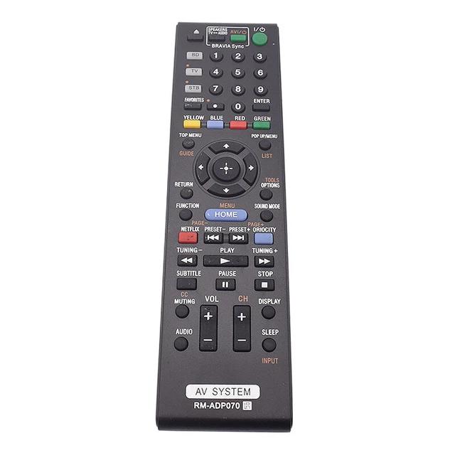Remote Control for Sony AV System HBD-E580 HBD-T79 BDV-E470 HBDE280
