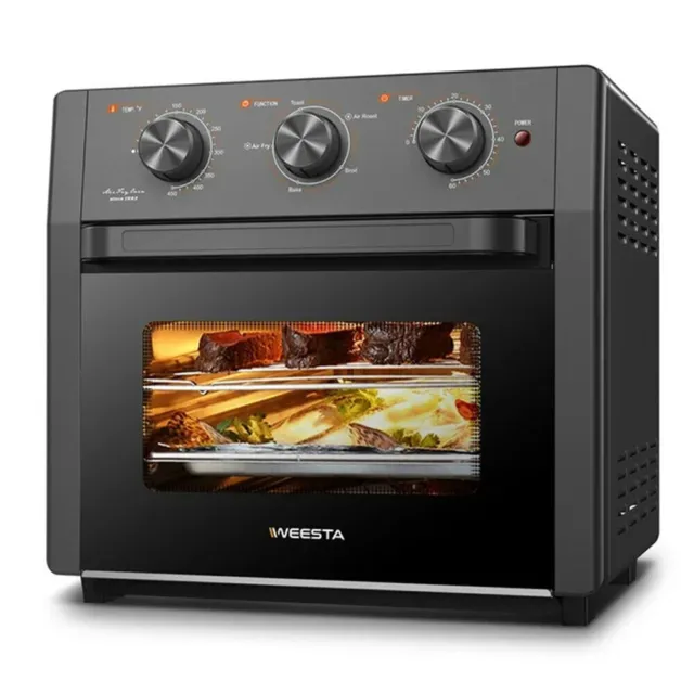 20QT Countertop Convection Toaster Oven Air Fryer Combo Rotisserie Rack Included