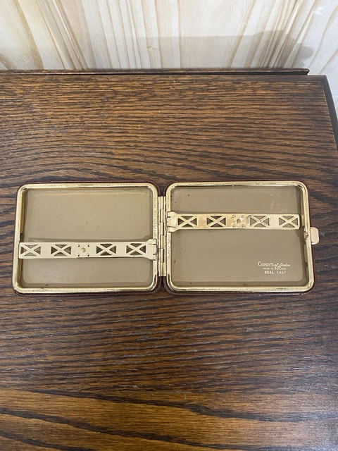 VINTAGE COMOYS OF London Realf Calf Cigarette / Card Case B170 £19.99