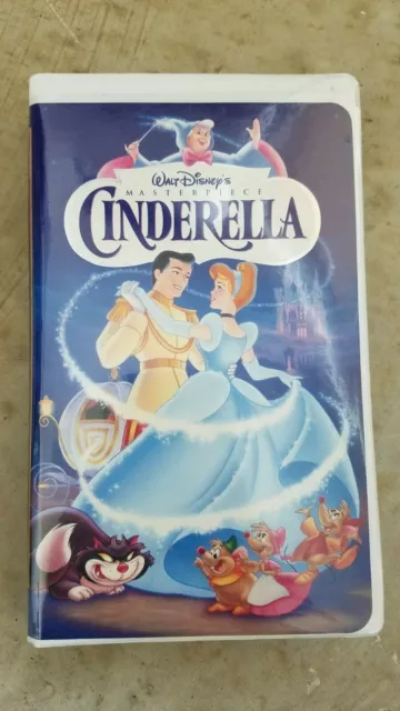 Walt Disney Masterpiece Collection Cinderella VHS #5265 'RARE'