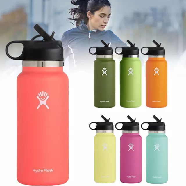 NEW Hydro Flask 40oz Water Bottle Wide Mouth Flex Cap Insulated Stainless