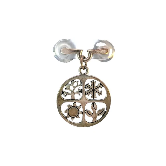 JAMES AVERY 925 Sterling Silver ( Retired ) Four Seasons Charm Tie Pin