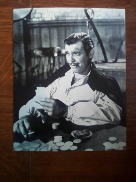 Postcard Large Format:Clark Gable Gone With the Wind / Usa.