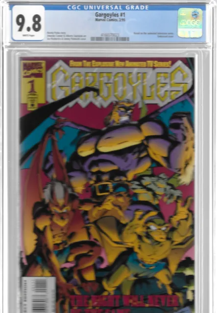 1995 Marvel Comics Gargoyles 1 CGC 9.8 1st Appearance Print Embossed Variant WP