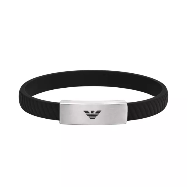 Bracciale Uomo EMPORIO ARMANI EGS2996040 Silicone Nero