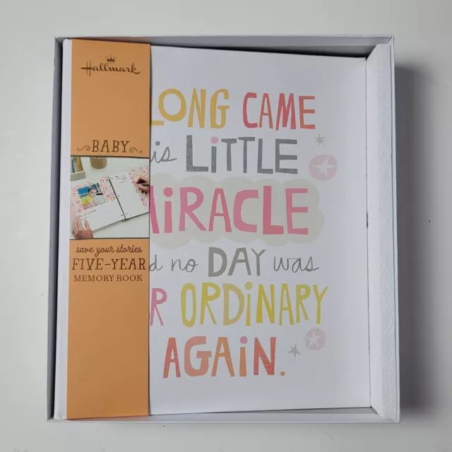 Hallmark Three Ring Binder Baby First 5 Years Of Memory Book Remember When NEW